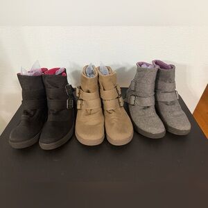 SO women’s low cut boots bundle size 7